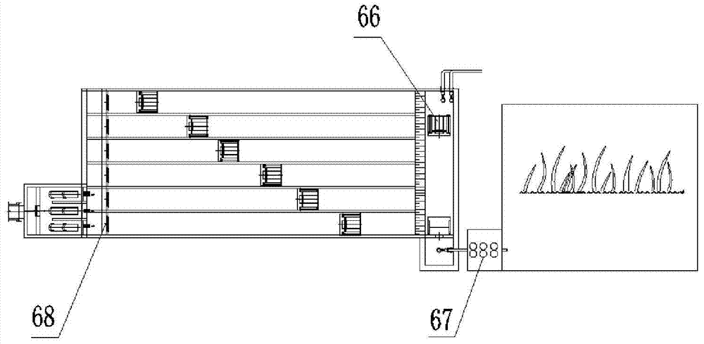 Rainwater regulation and storage system with self-governance function