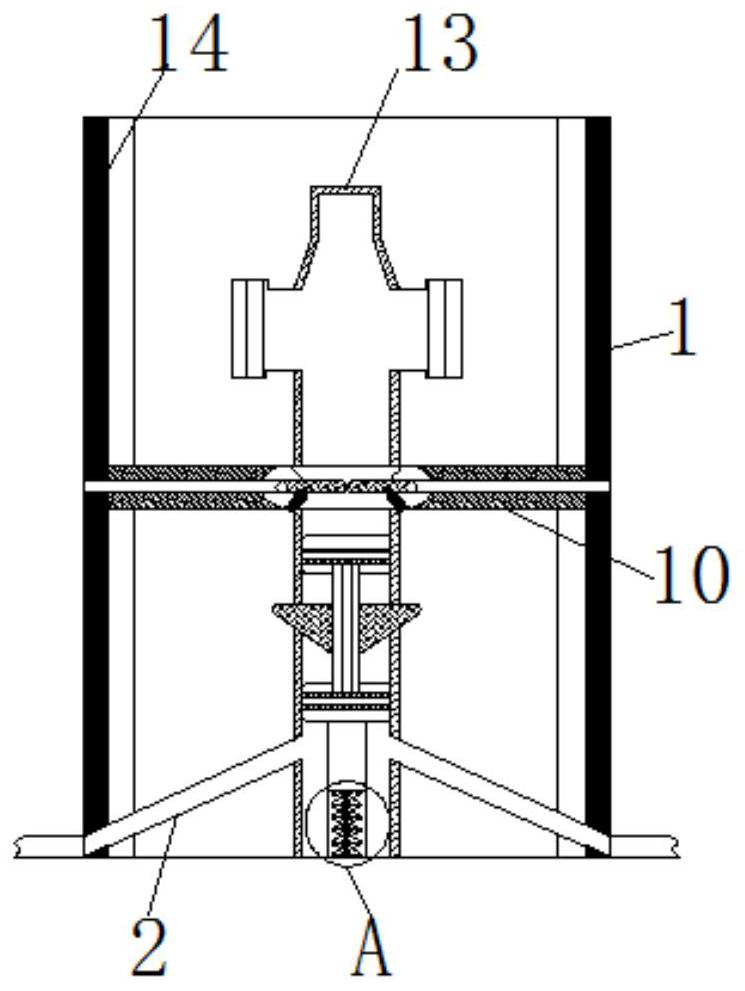 An energy-saving and environment-friendly concealed control fire hydrant