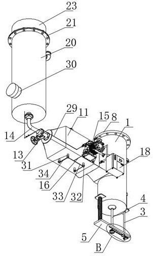 Moving bed bio-membrane reactor for domestic sewage treatment