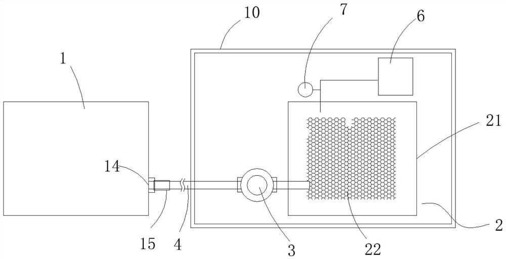 Breathing type SF6 high-voltage electrical equipment electrified micro-water treatment device and method