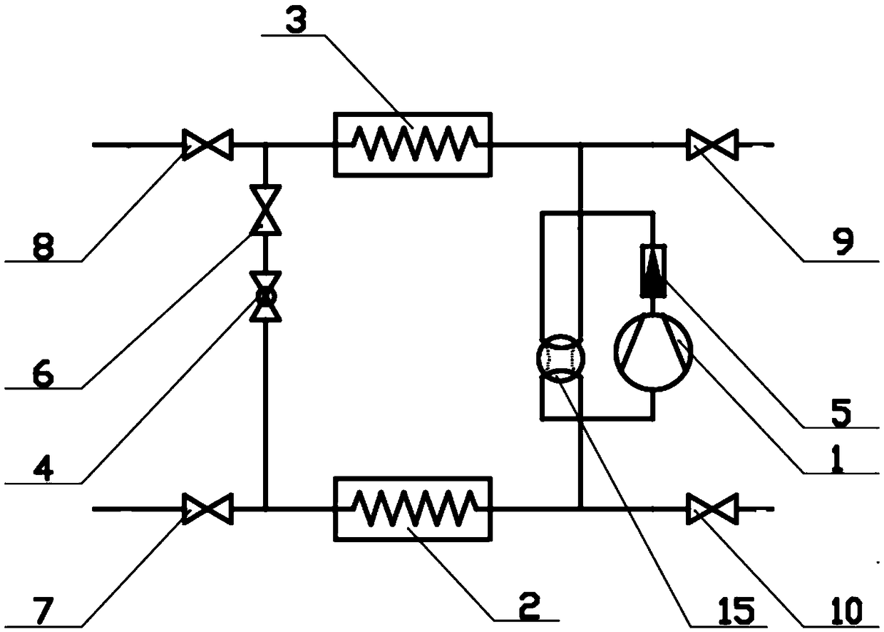 Multifunctional heat pump system