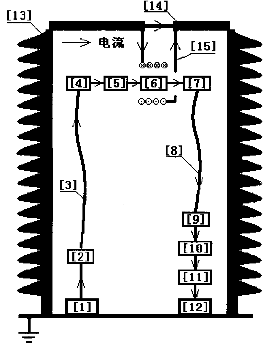 Digital optical fiber current sensor