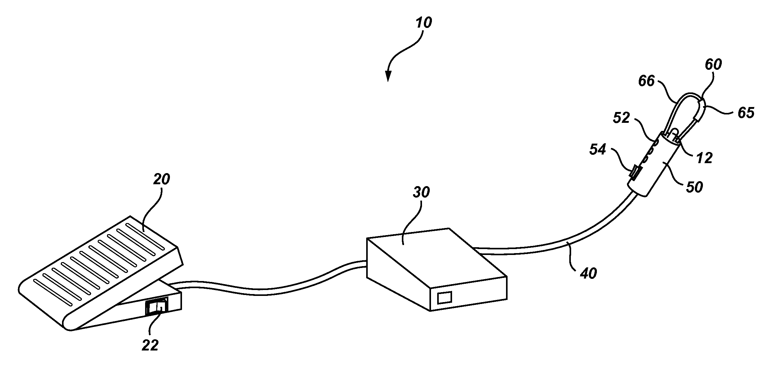 Surgical tool with inductively heated regions