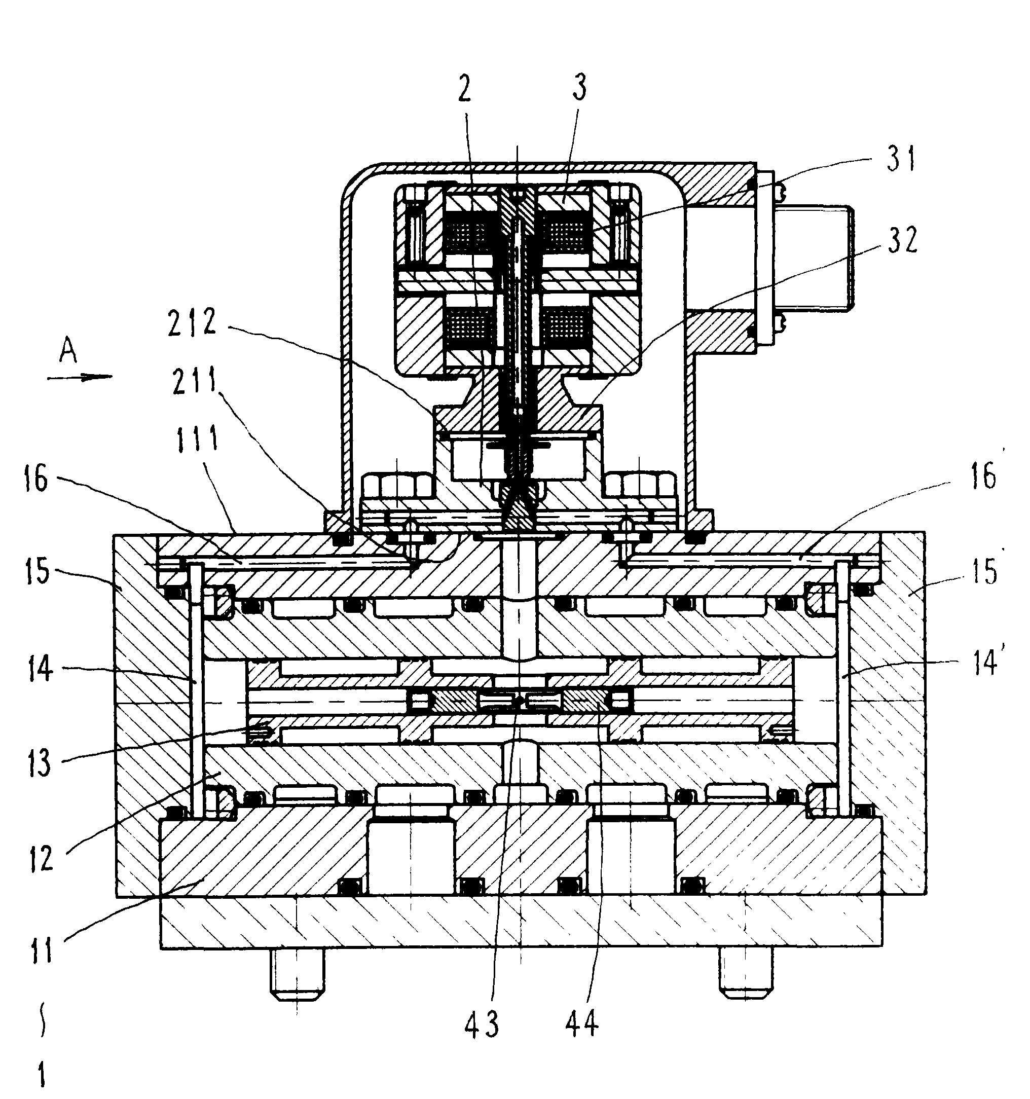 Electro-hydraulic servo valve for prestage independent type jet flow pipe