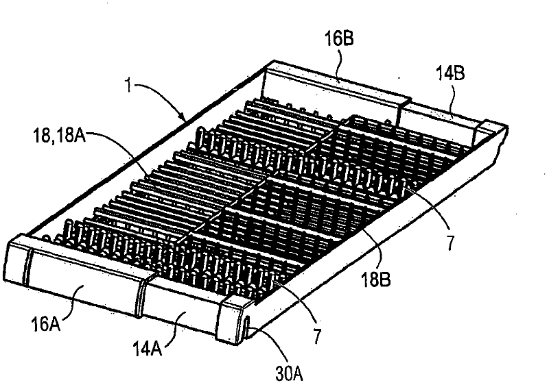 Silverware container, especially silverware tray and/or silverware basket, as well as dishwasher with such a silverware container