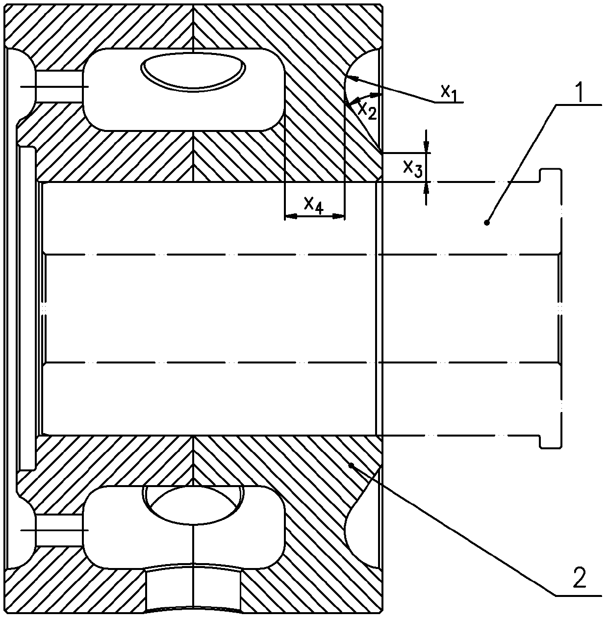 Method for optimally designing structure of sliding shaft sleeve based on Kriging model