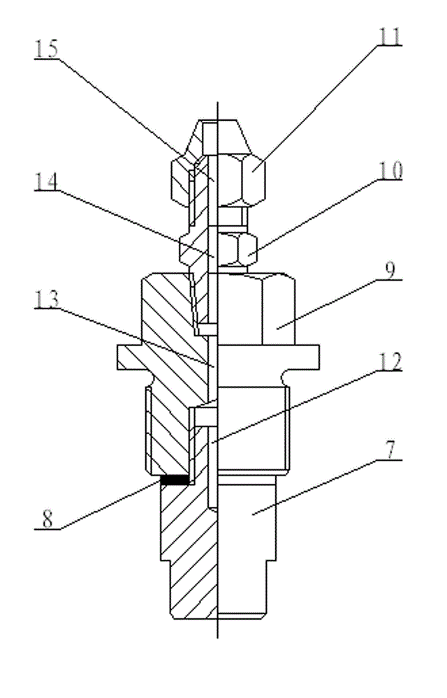 Anticorrosion plug screw alarm device for ships