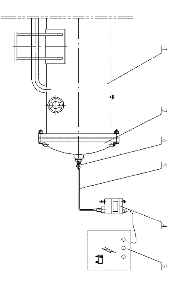 Anticorrosion plug screw alarm device for ships