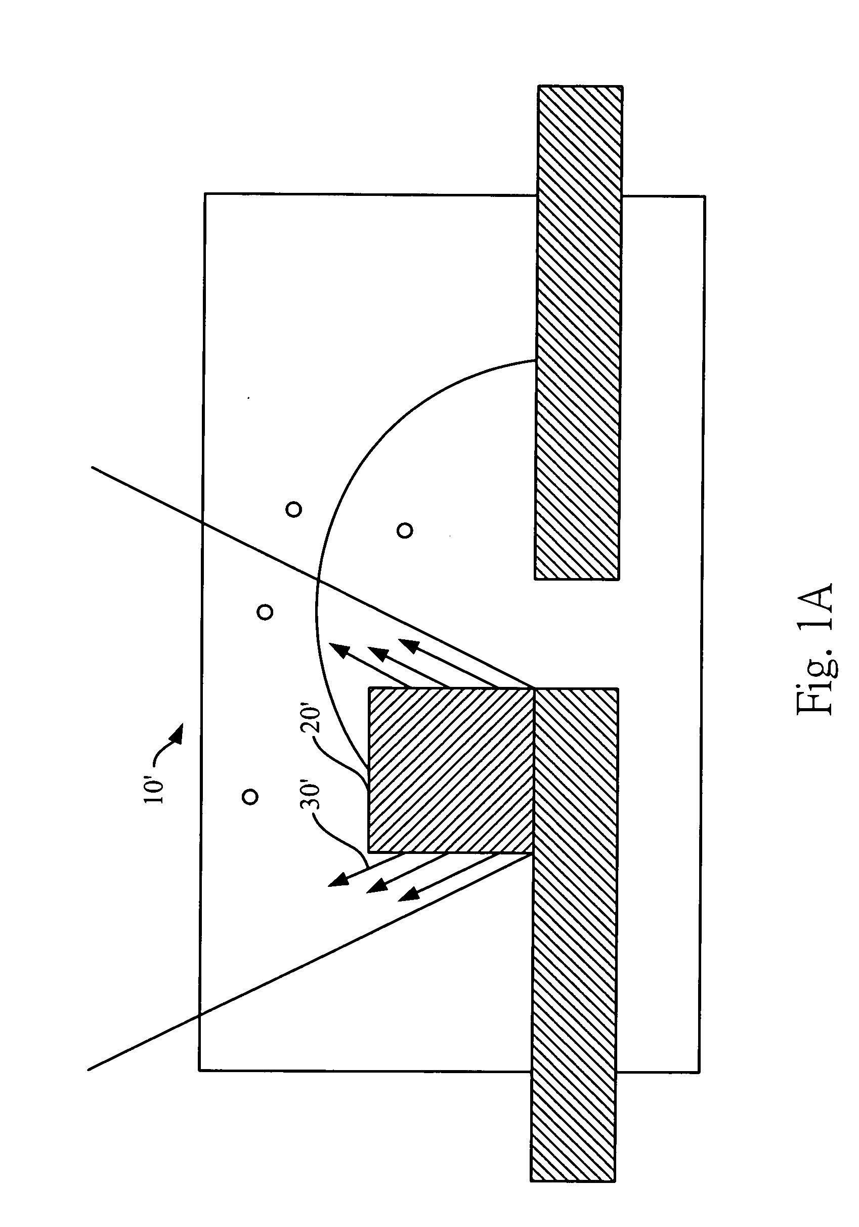 Light emitting diode with larger illumination area