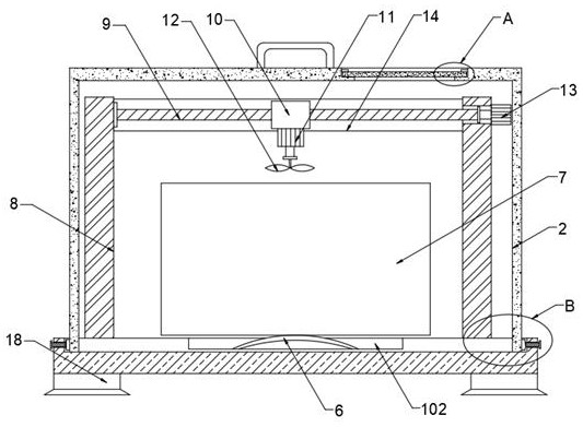 Protection device based on injection molding machine