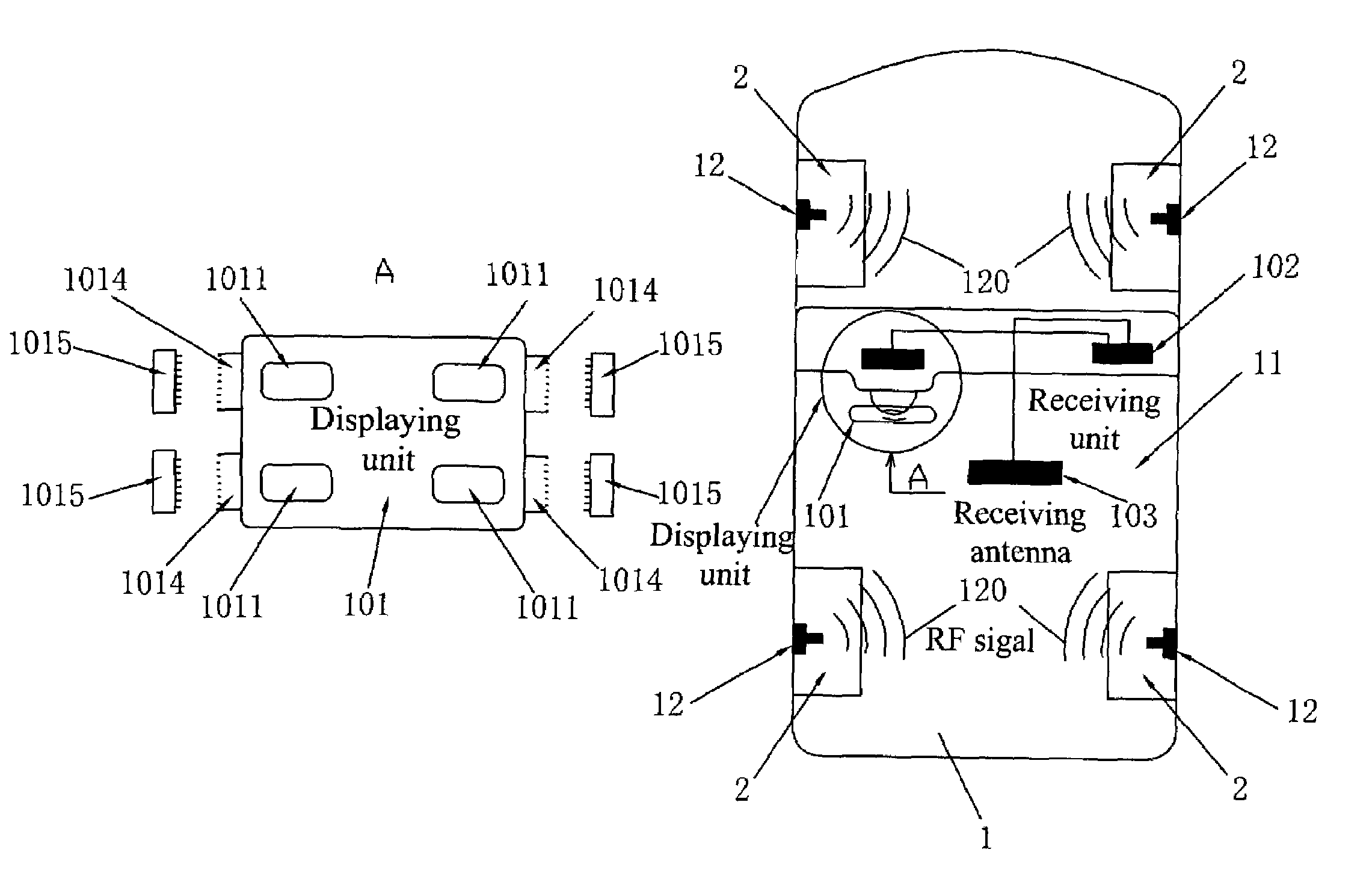 Automobile tire monitoring system and tire identification method