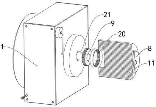 Pull rope type displacement sensor capable of realizing self-calibration