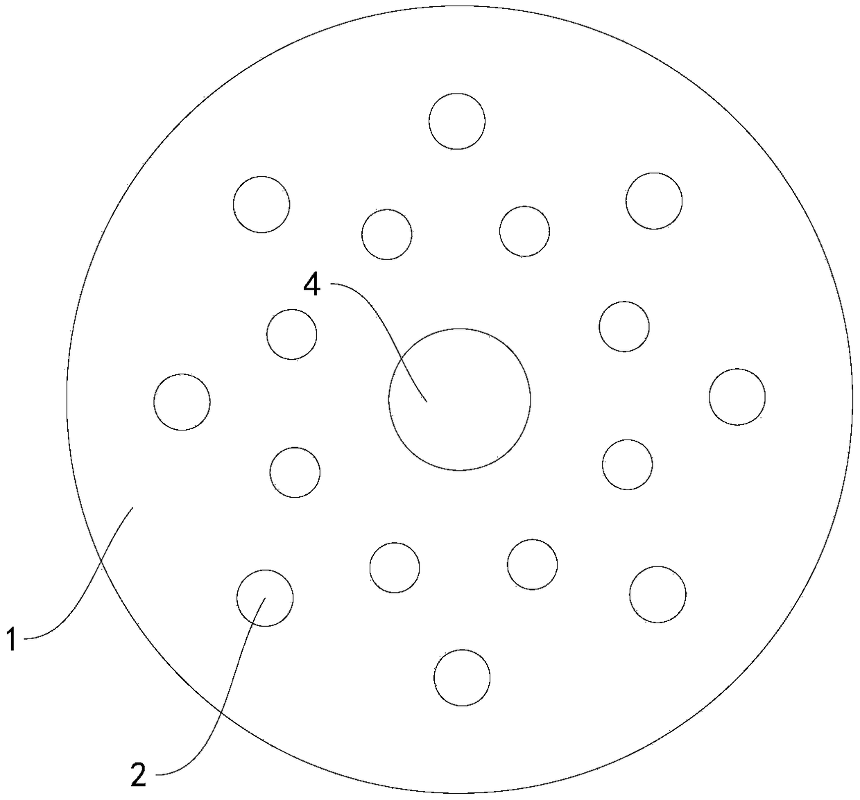 Pinhole type lock body structure and changeable key structure