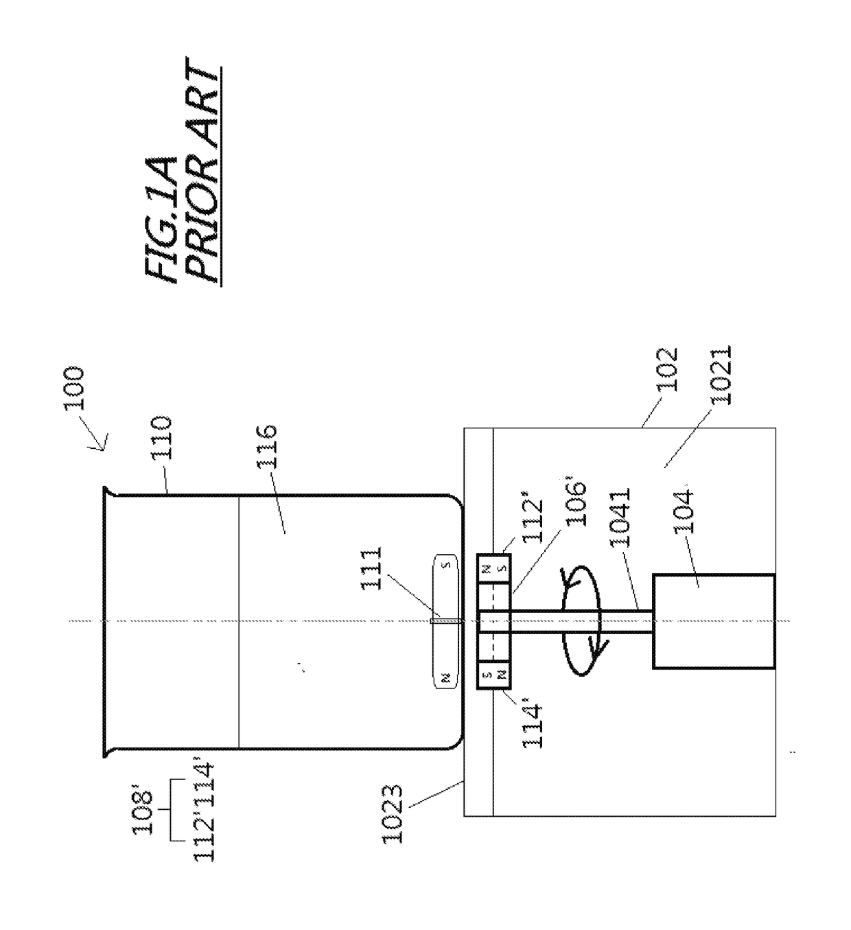 Magnetic coupling assembly for coupling stir bar in magnetic stirrer mixer and magnetic stirrer mixer using the same