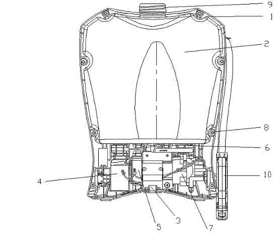 Electric backpack water-series fire extinguisher tank body