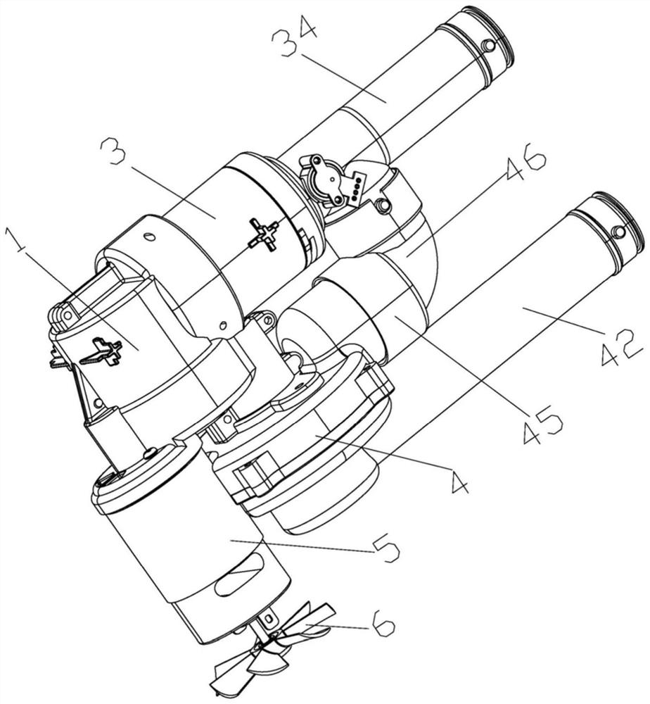 High-low pressure combined air pump