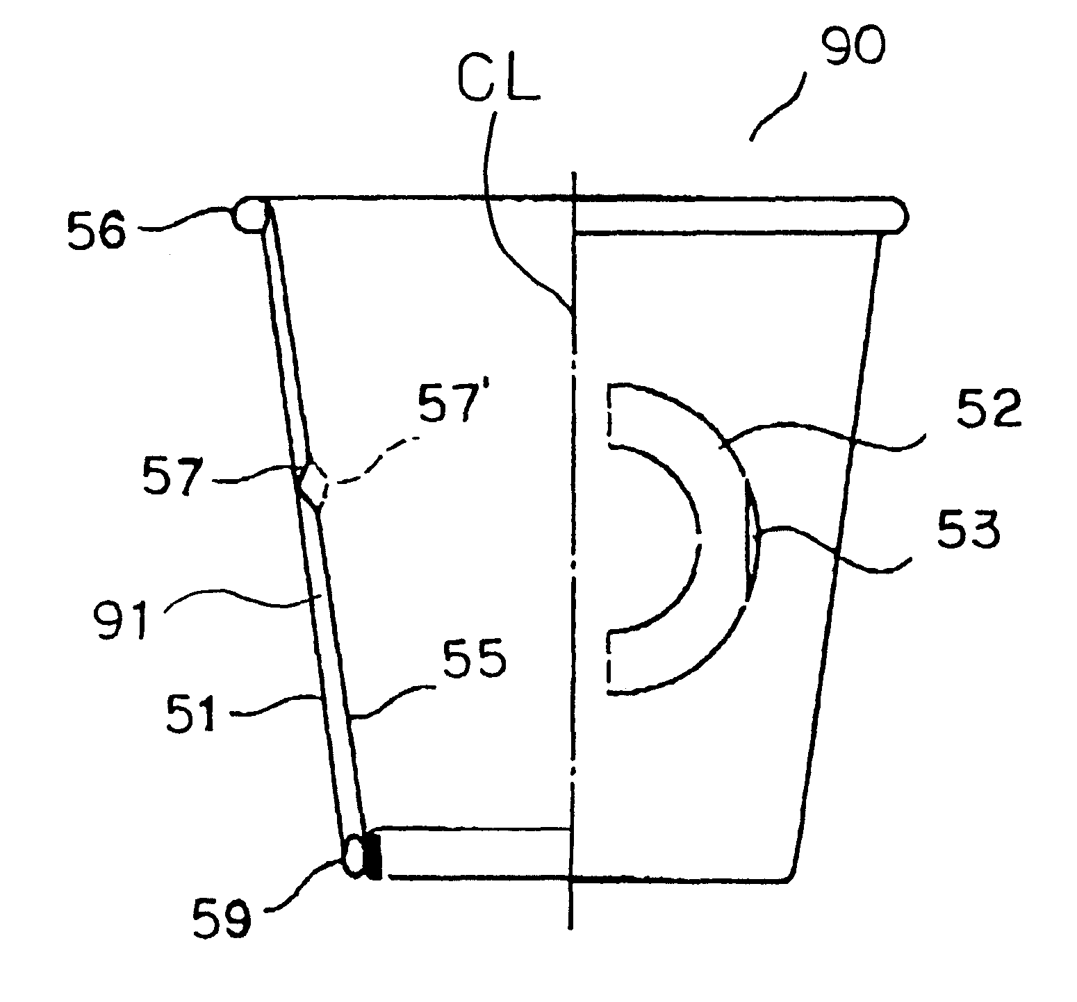 Heat-insulating container