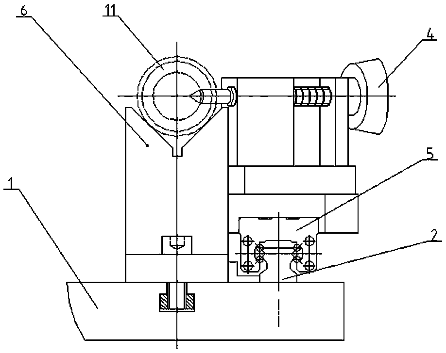 Detection tool for measuring position accuracy of shaft outer wall oblique hole