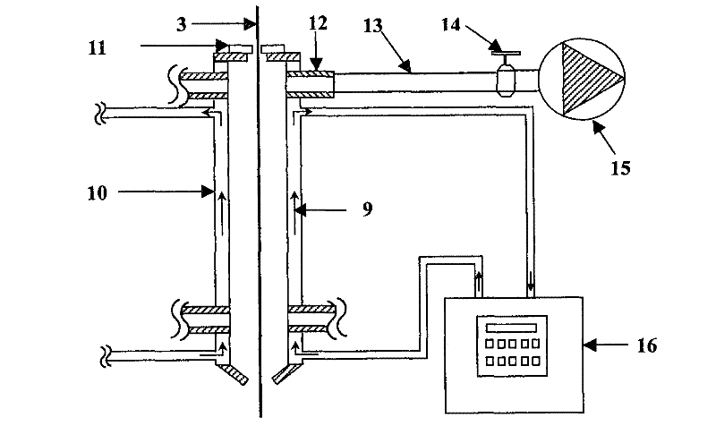 Method and device for removing coating solidifying volatile material in optical fibre drawing process