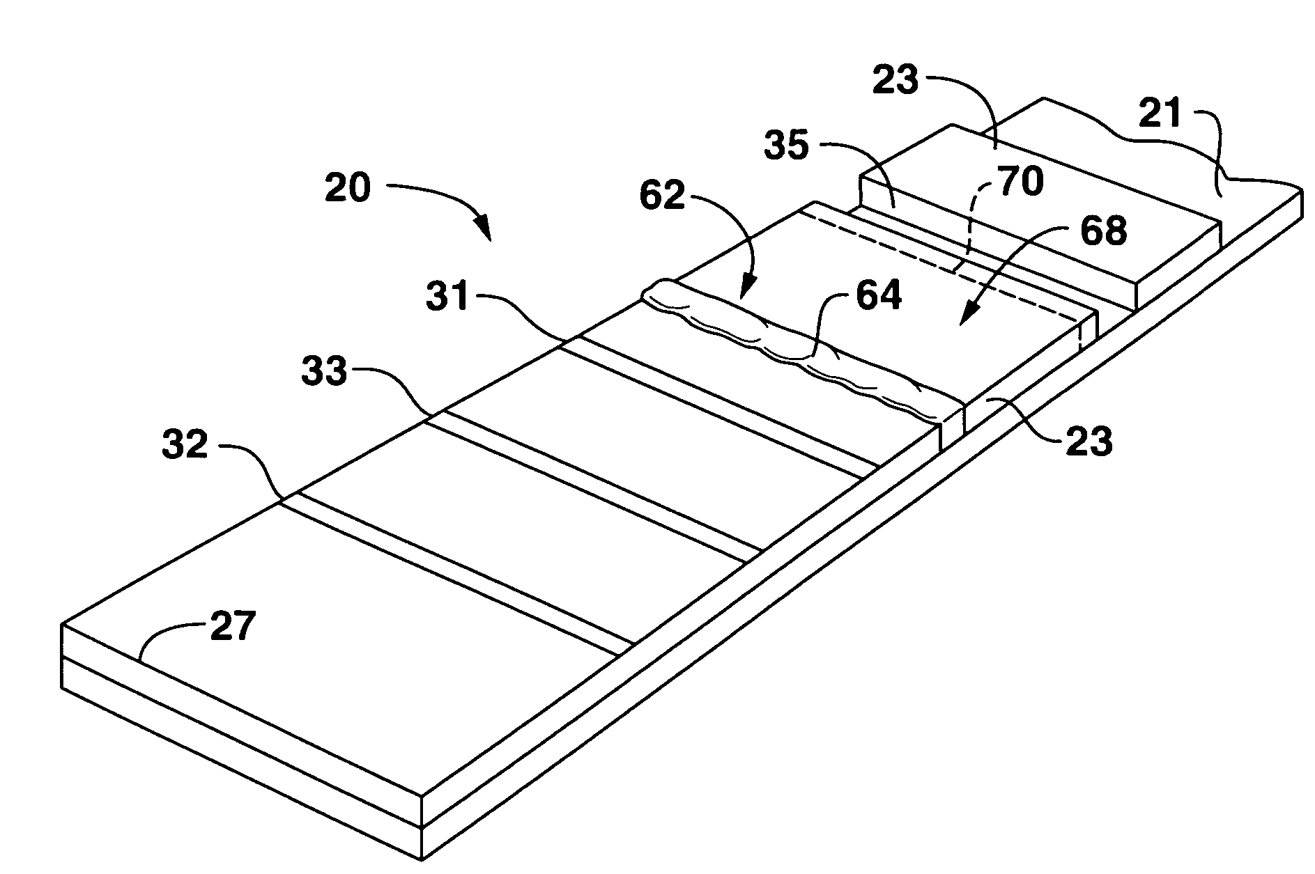 Metering technique for lateral flow assay devices