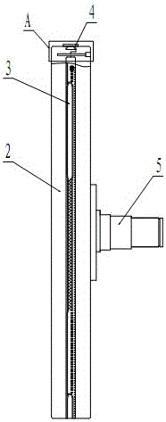 A continuous strip type drip irrigation head pressure injection molding mold