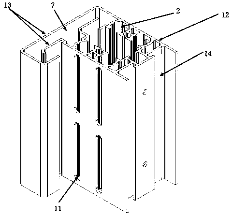 Splicing structure of sliding contact line and sliding contact line thereof