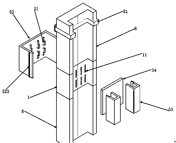 Splicing structure of sliding contact line and sliding contact line thereof