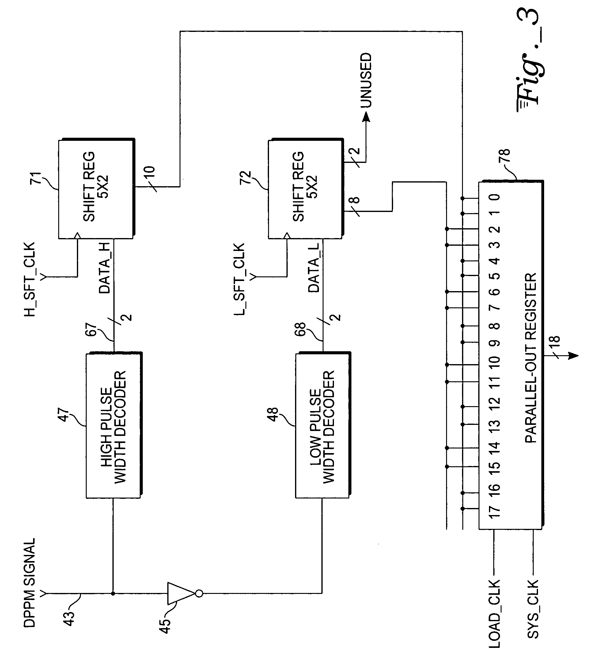 Wide window decoder circuit for dual phase pulse modulation