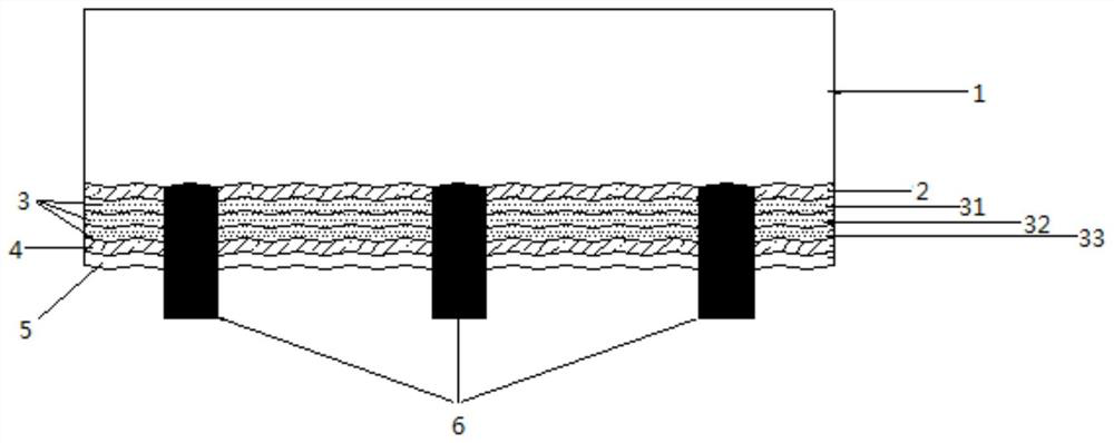 Back film structure of PERC solar cell, preparation method thereof, solar cell and solar cell assembly