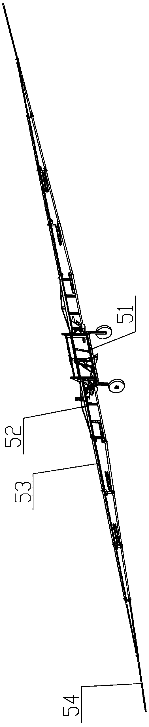 Intelligent truss type reel sprinkler