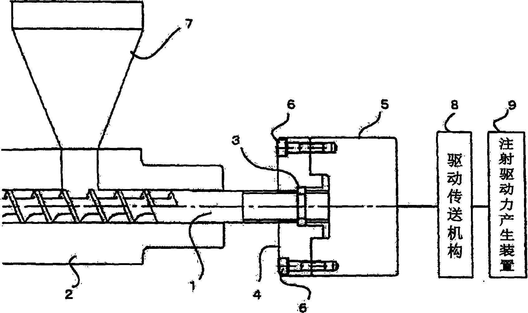 Injection apparatus and molding method in injection molding machine