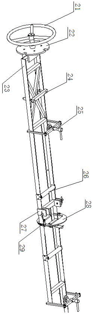 A rocking back drill drilling tooling device