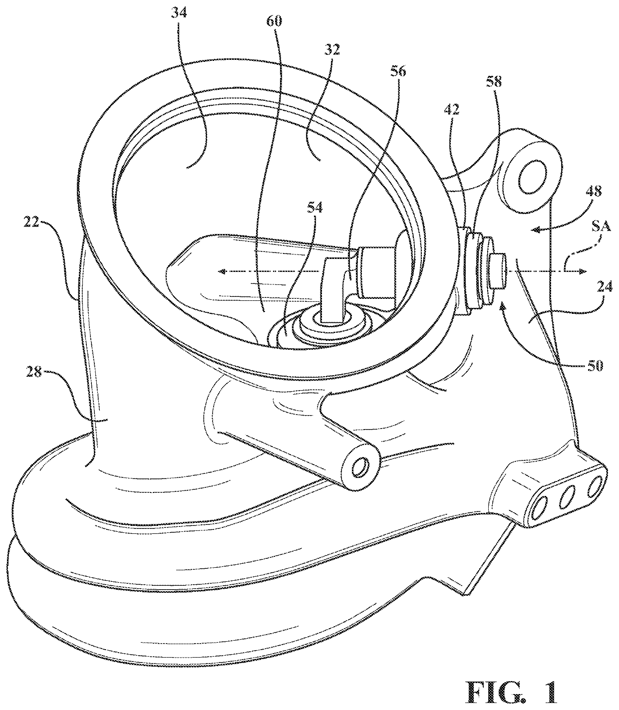 Turbine housing of a turbocharger