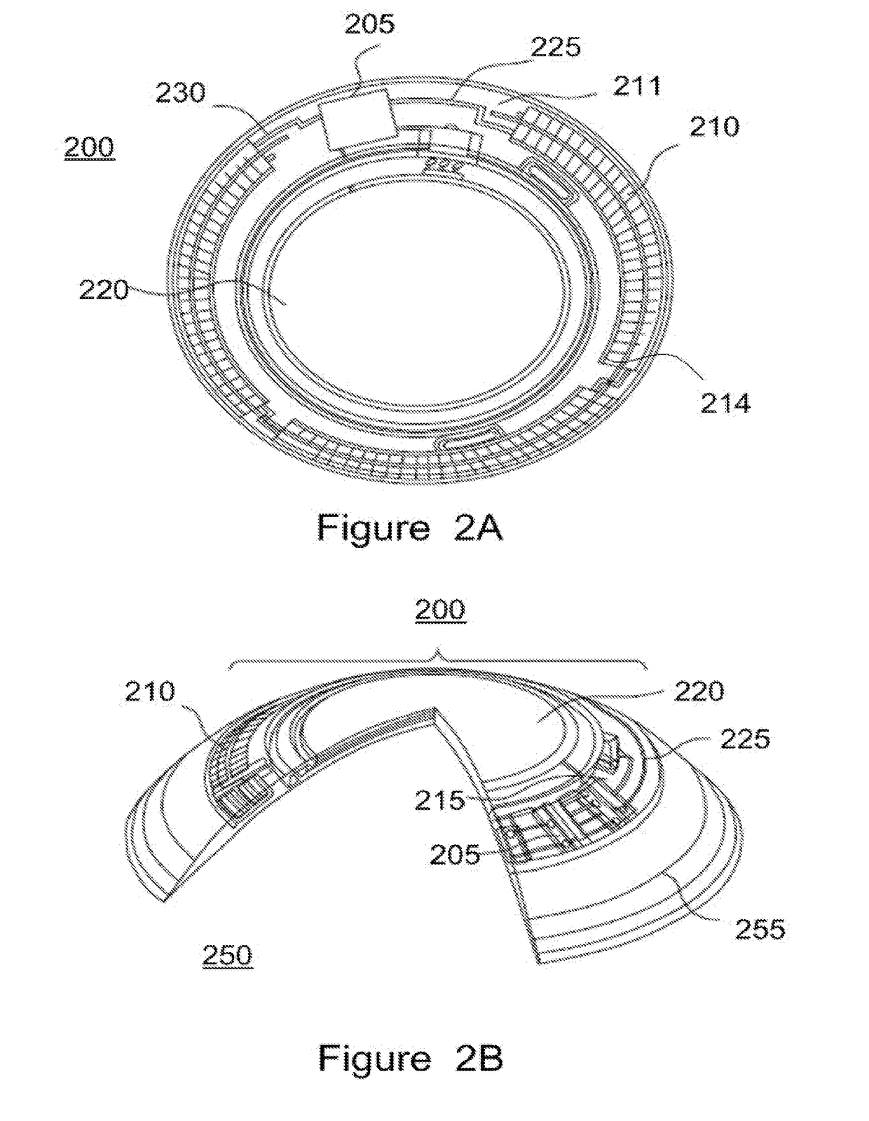 Methods for forming variable optic ophthalmic devices including shaped liquid crystal elements