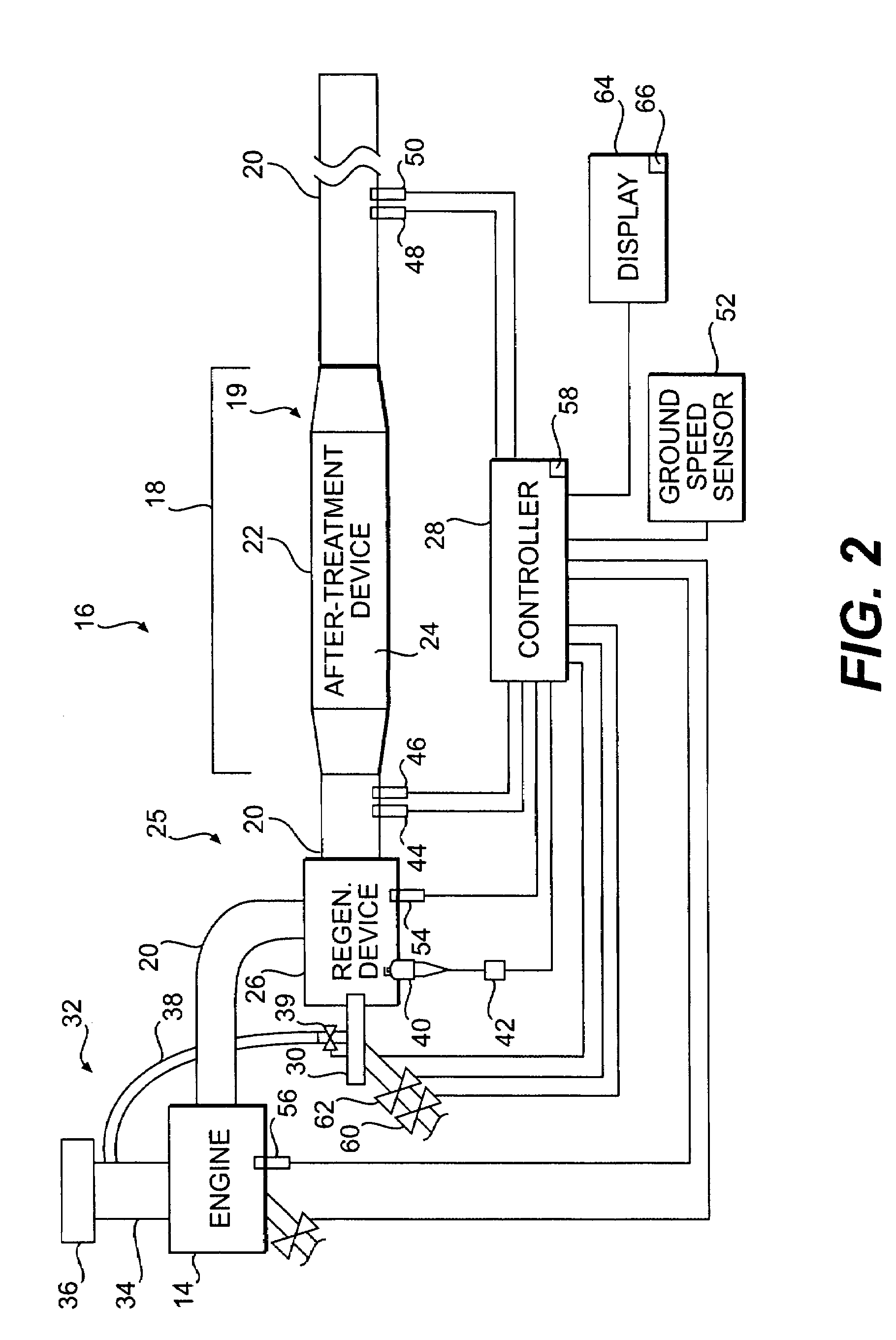 Particulate trap regeneration system and control strategy