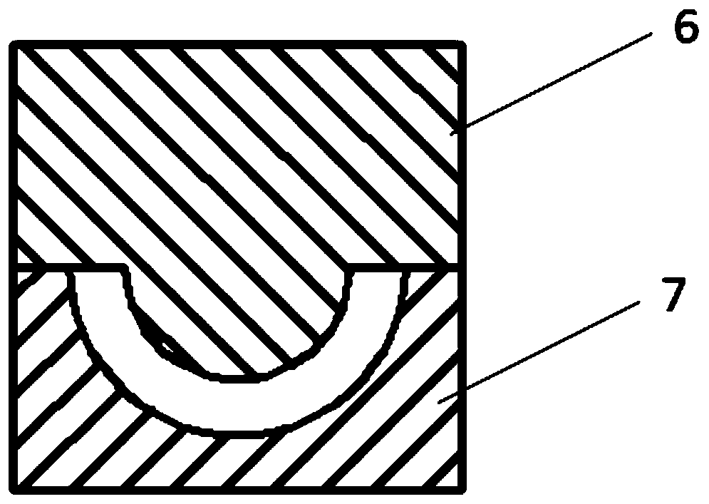 A kind of preparation method of led fluorescent glass lens