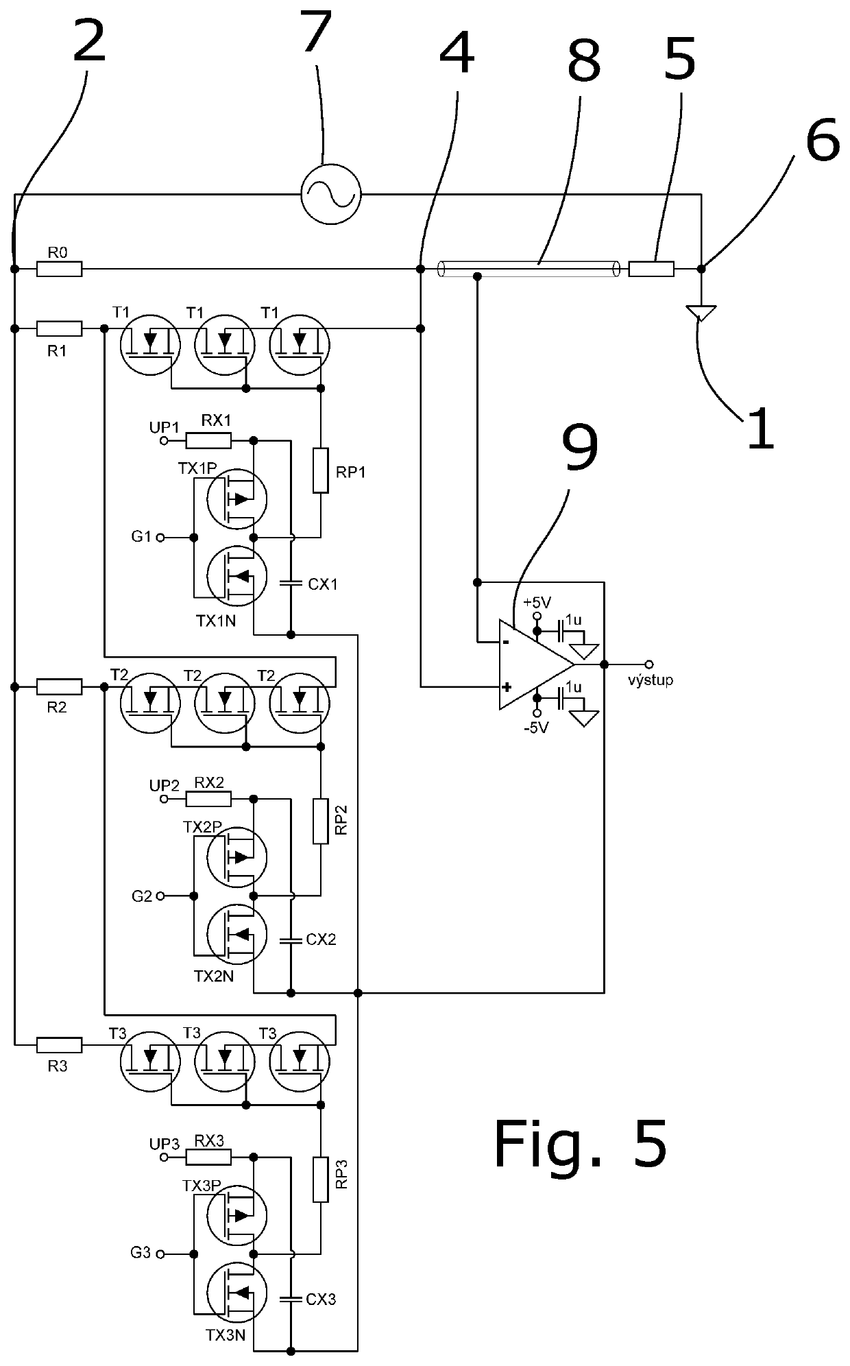 Method and device for measuring resistance of resistive sensor