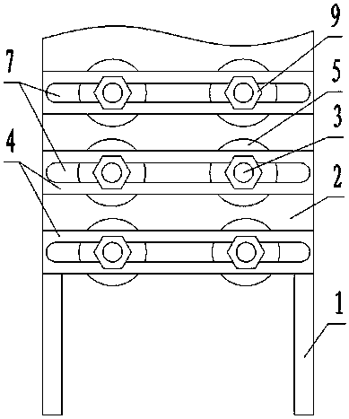 Plant trunk molding device for horticulture