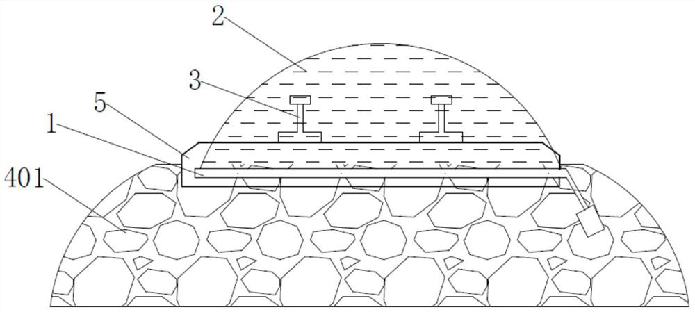 Railway turnout ground electric heating ice and snow melting system