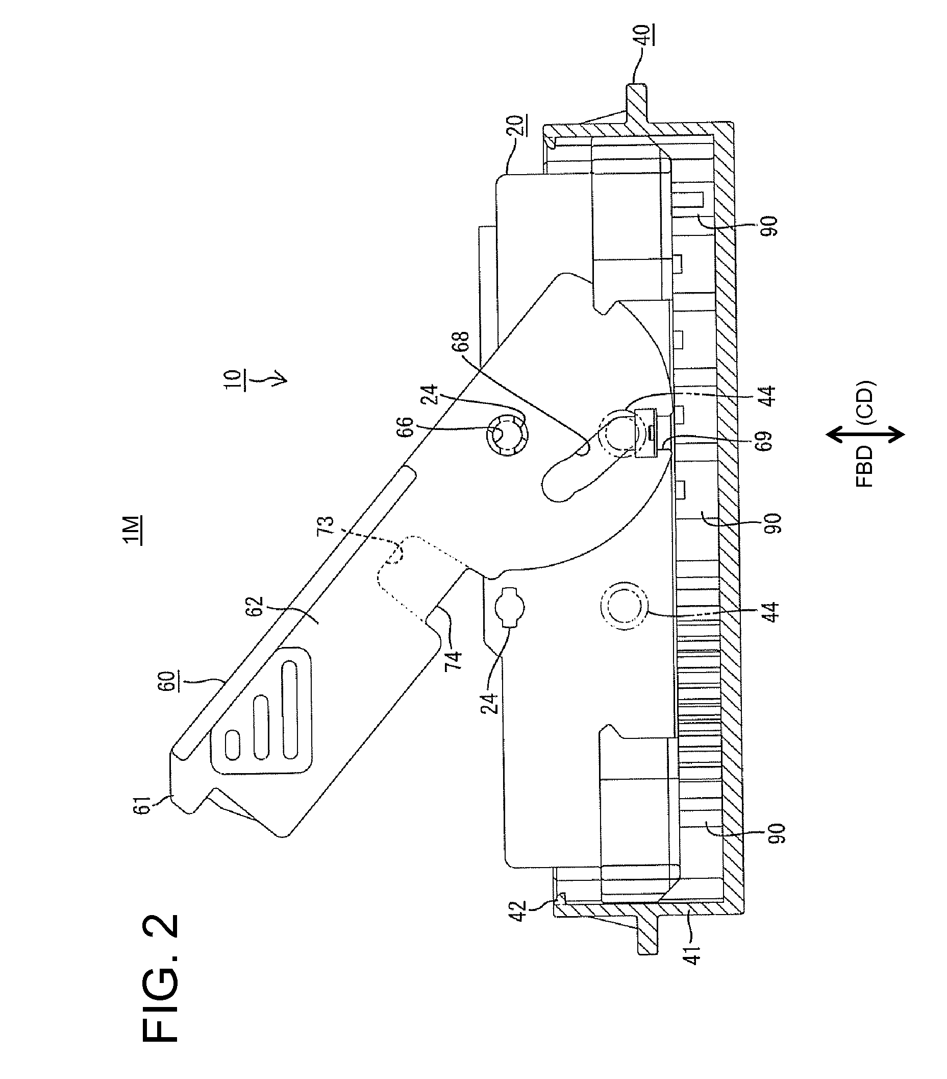 Lever-type connector and connector assembly