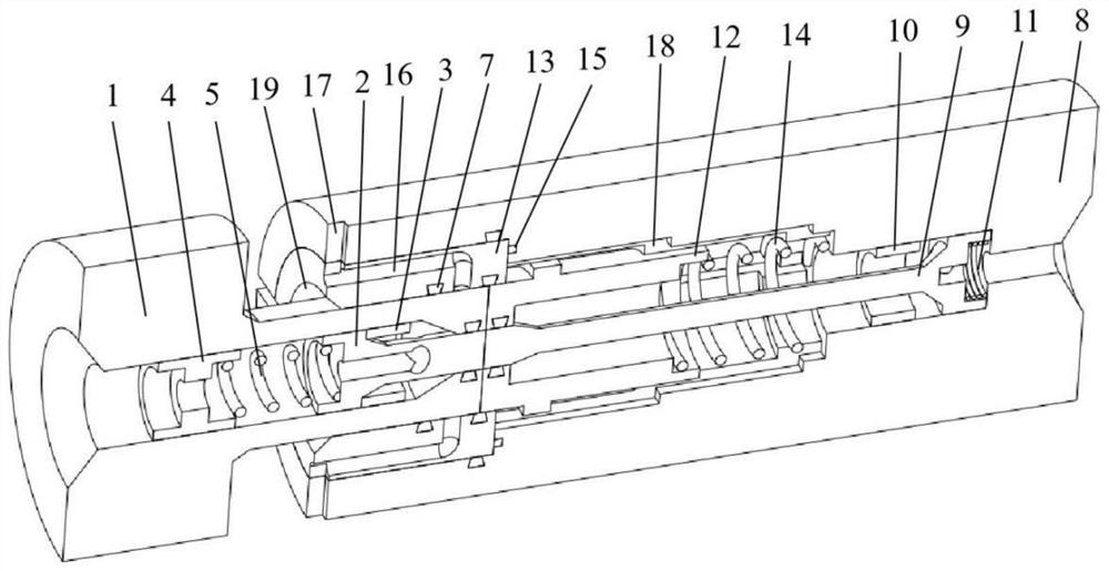 Deep-sea leakage-free underwater hydraulic joint capable of rapidly discharging seawater