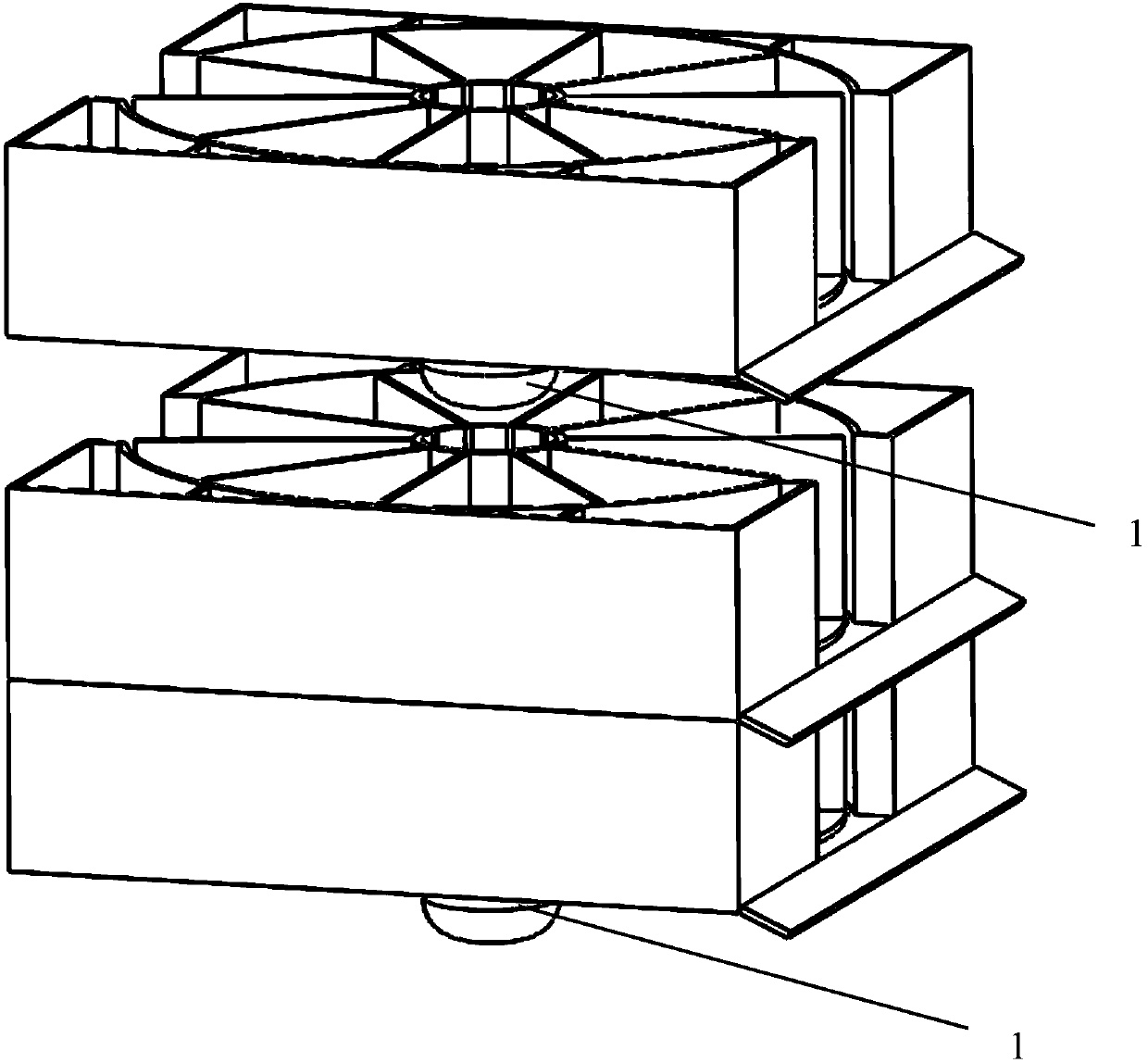 Rotating conveying device