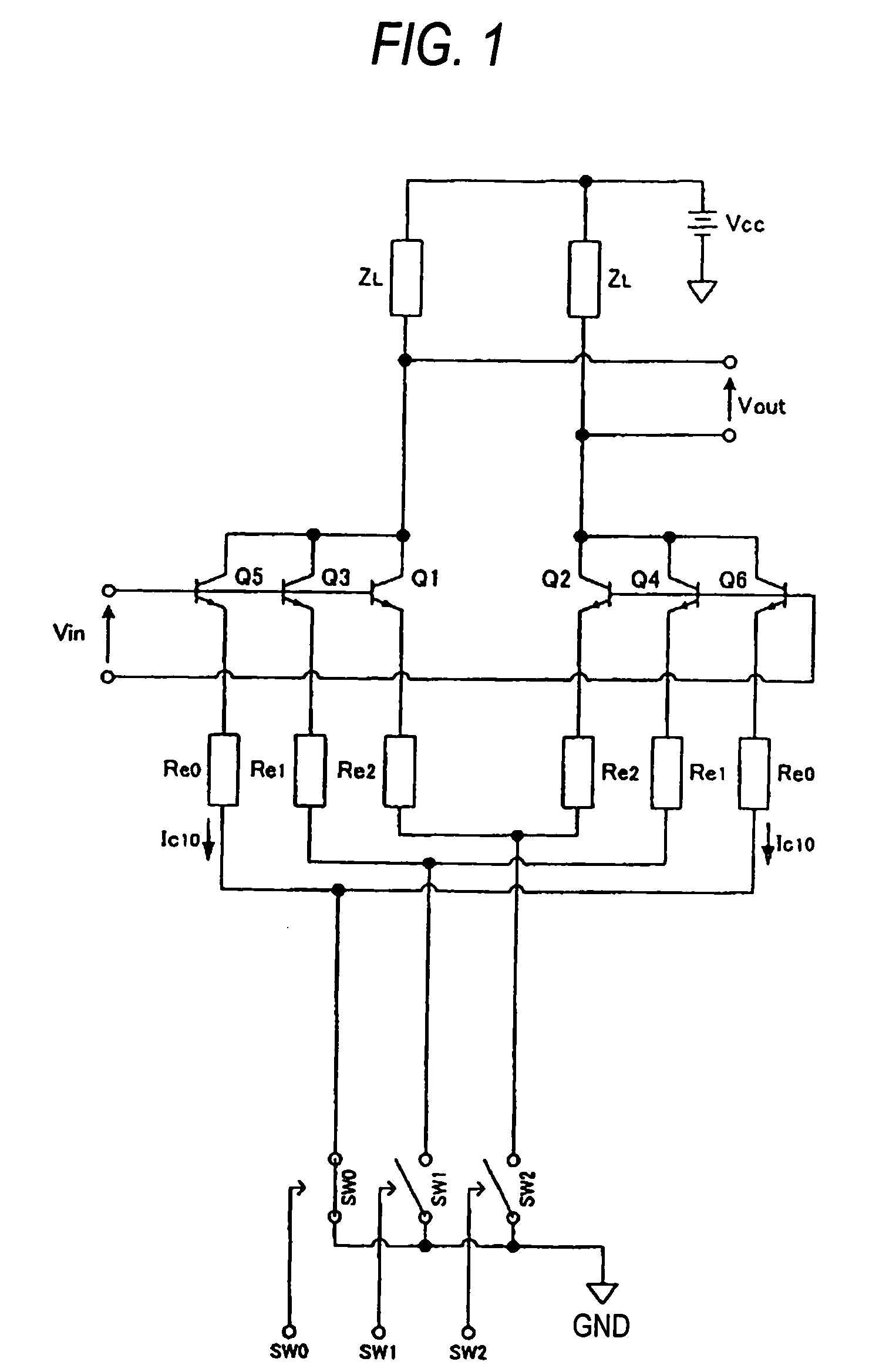 Variable gain amplifier circuit and radio machine