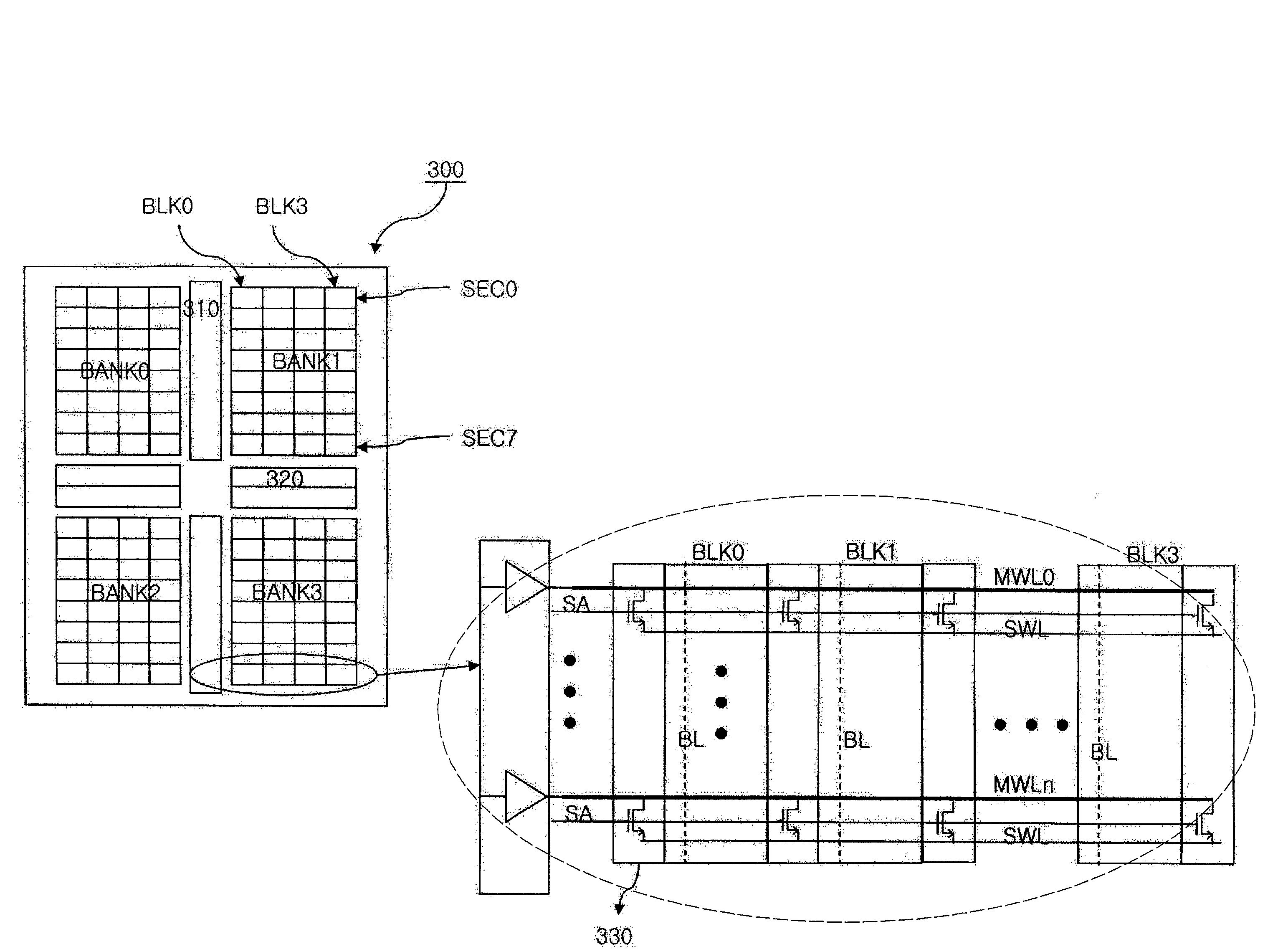 Variable resistive memory wordline switch