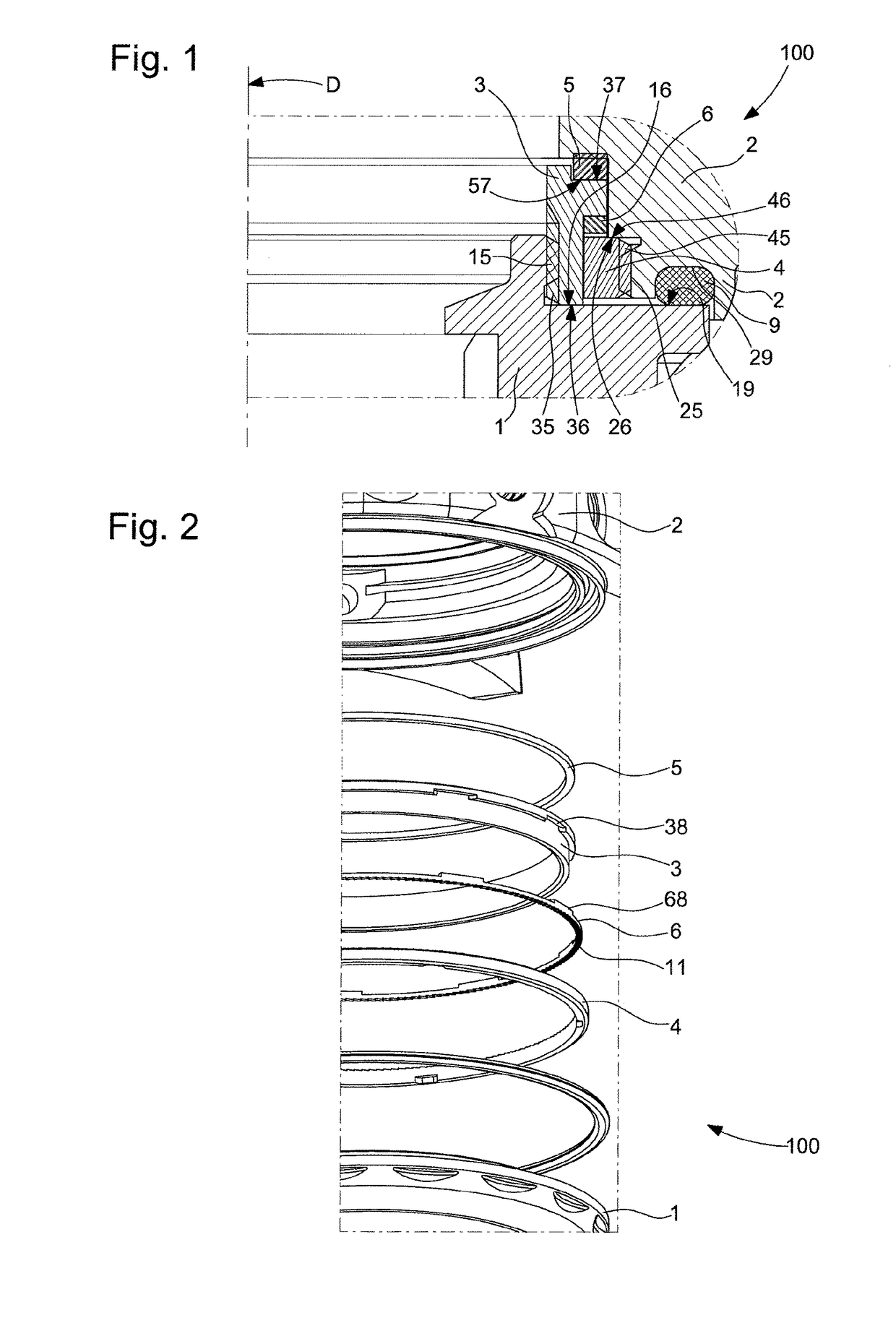 Sub-assembly of external parts for watch