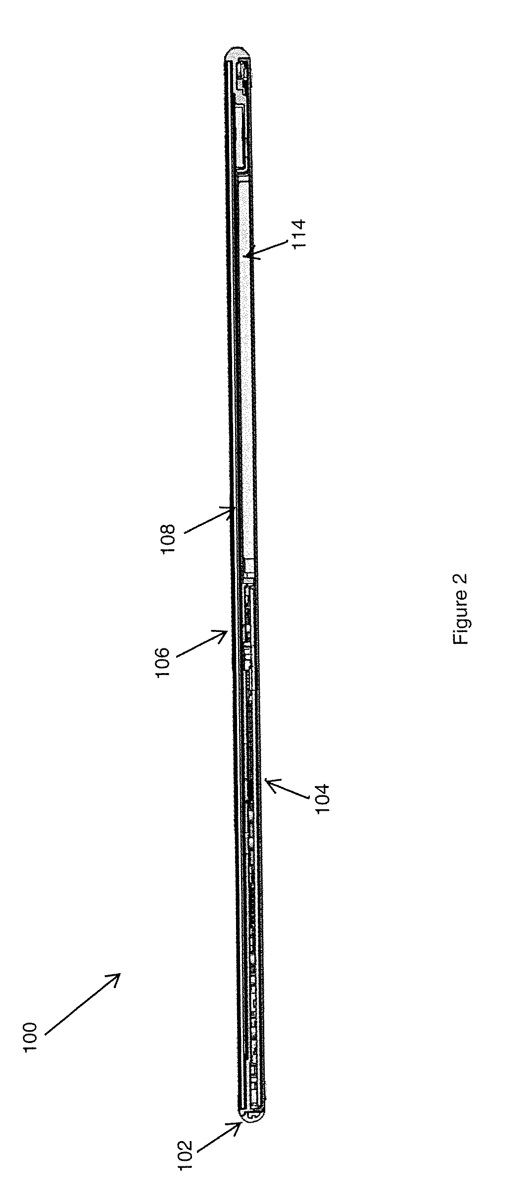 Thin Electronic Reader Device