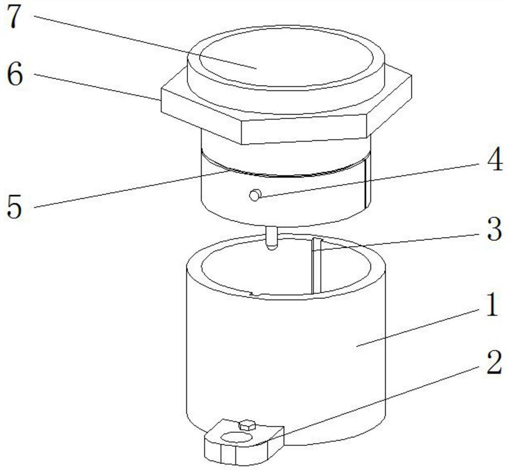 Metal button switch convenient to mount and dismount