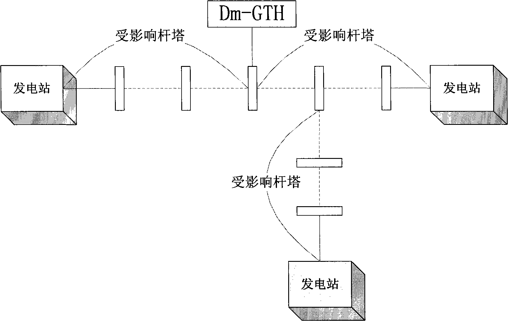 Method for reporting electric network disaster condition rapidly