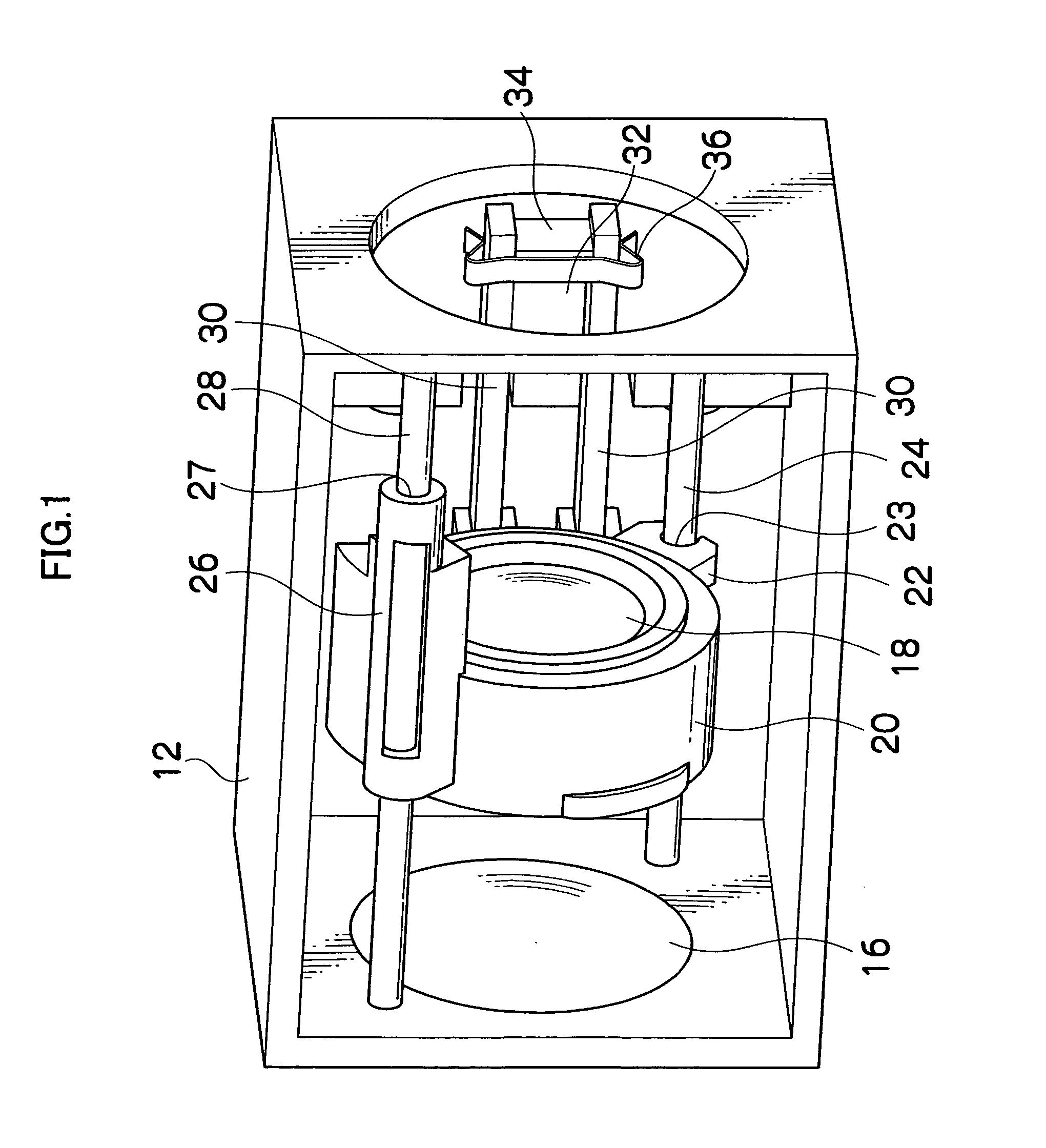 Piezoelectric actuator for driving lens