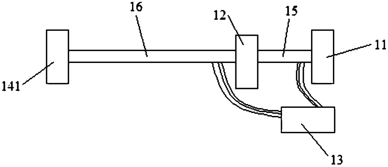 A box-shaped steel girder track deicing vehicle